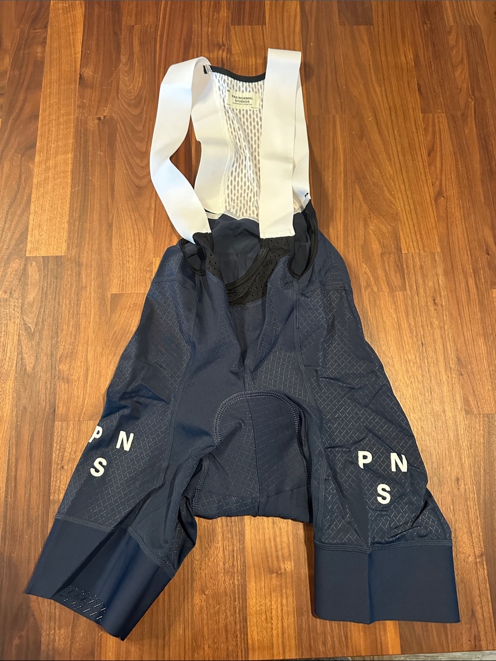 Women pas normal studios mechanism bibs size medium blue